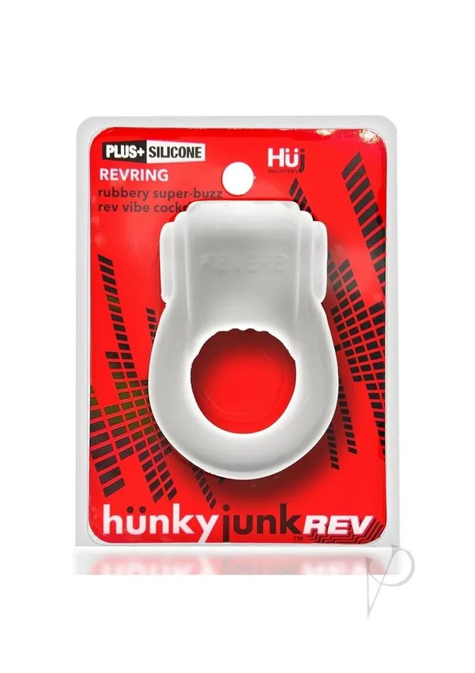 Revring Reverb Vibrating Cock Ring White Ice Hunkyjunk Couples