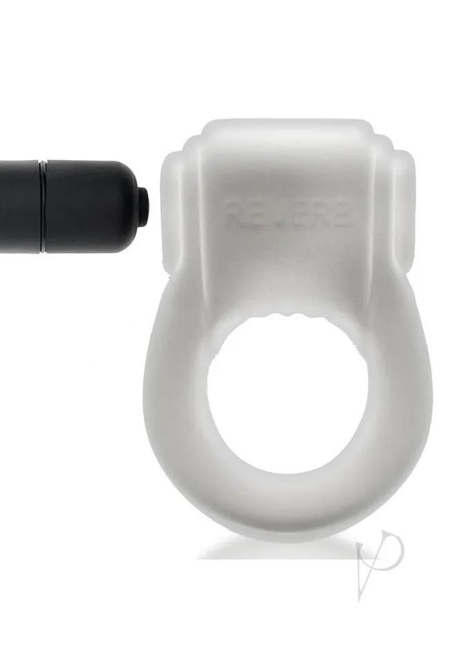Revring Reverb Vibrating Cock Ring White Ice Hunkyjunk Couples