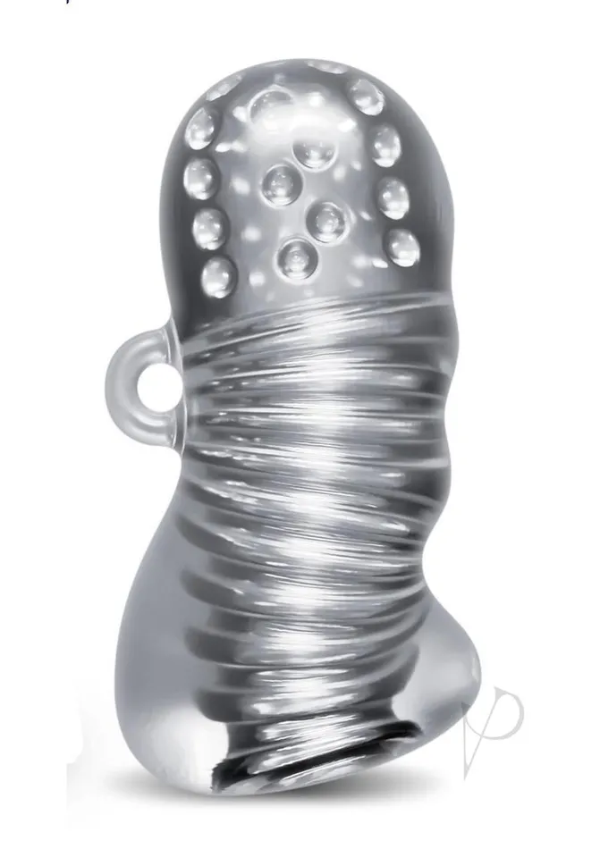 Rize Male Sex Toys Rize Squeezy Dual End Masturbator Clear