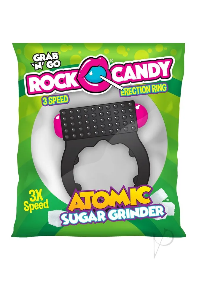 Rock Candy Toys Couples Rock Candy Atomic Sugar Grinder Vibrating Cock Ring Black Rock Candy Toys Couples Rock Candy Atomic Sugar Grinder Vibrating Cock Ring Black