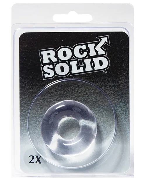 Rock Solid Male Sex Toys Rock Solid The 2X Donut Cock Ring Clear Rock Solid Male Sex Toys Rock Solid The 2X Donut Cock Ring Clear