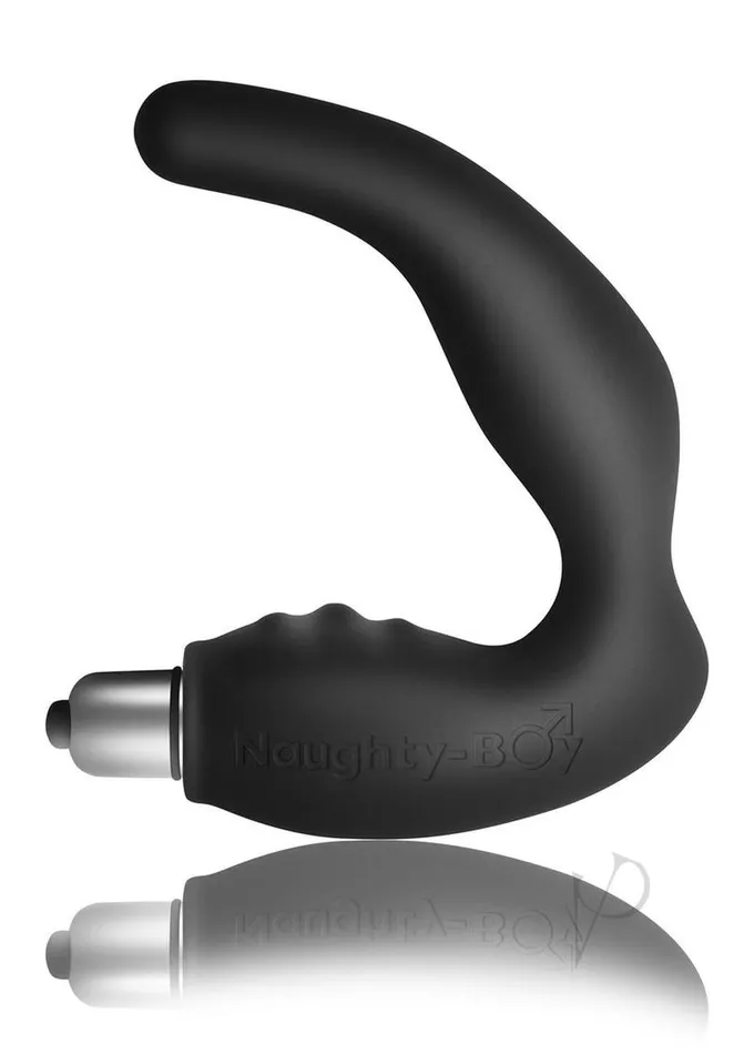 Rocks Off Anal Naughty Boy Silicone Prostate and Perineum Stimulator Black Rocks Off Anal Naughty Boy Silicone Prostate and Perineum Stimulator Black