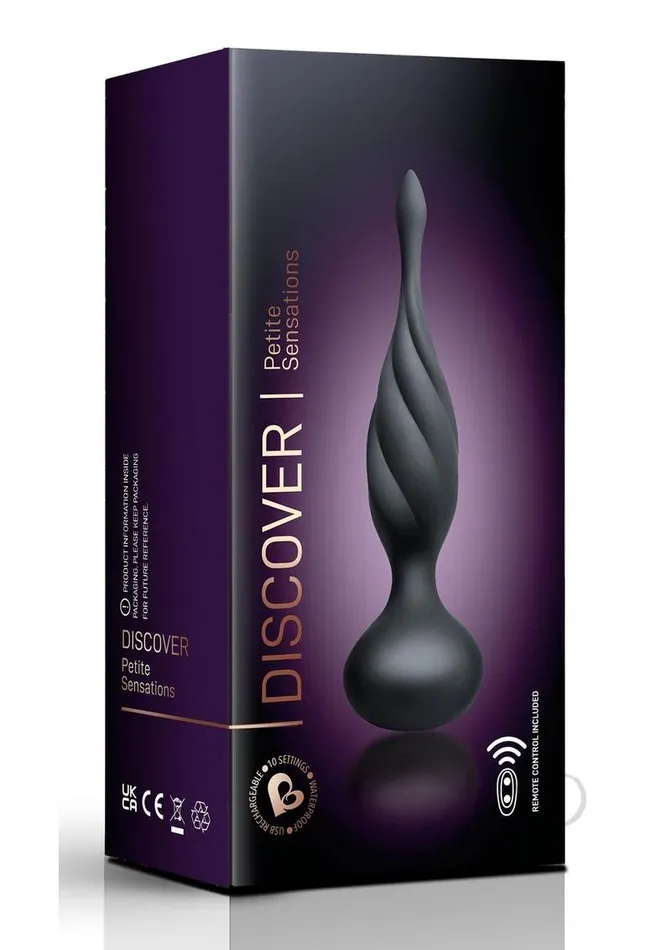 Rocks Off Female Sex Toys Discover Rechargeable Silicone Anal Vibrator with Remote Control BlackRose Gold Rocks Off Female Sex Toys Discover Rechargeable Silicone Anal Vibrator with Remote Control BlackRose Gold