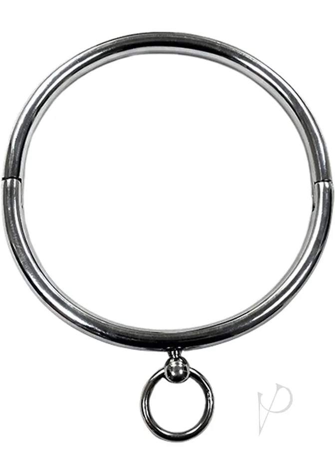 Rogue Steel Ring Collar Silver Rouge Male Sex Toys