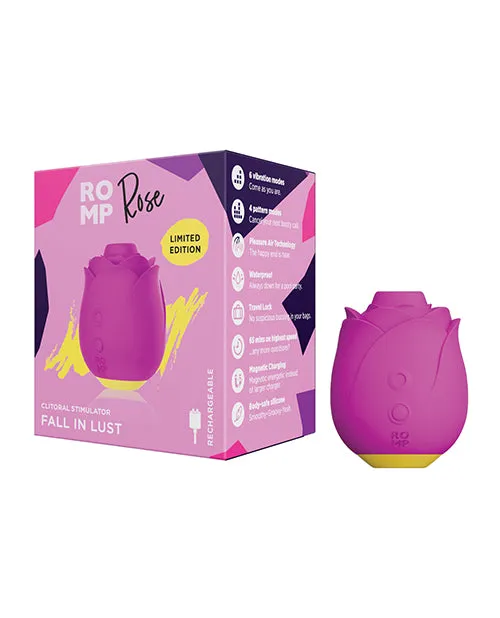 Romp Rose Rechargeable Silicone Air Clitoral Stimulator Pink Romp Female Sex Toys