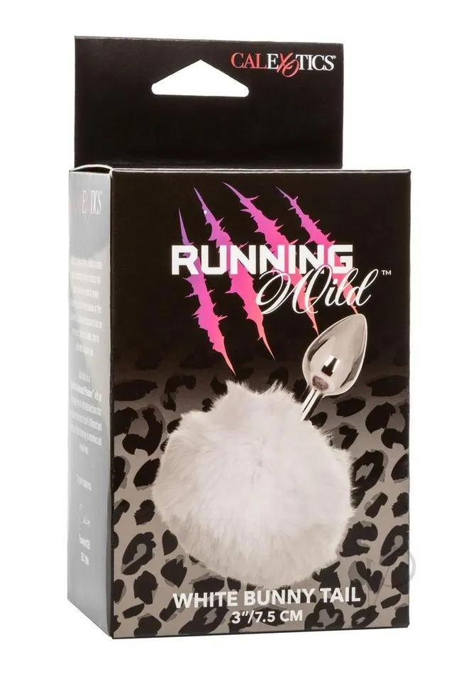 Running Wild Male Sex Toys Running Wild Faux Fur Bunny Tail and Metallic Anal Plug White Running Wild Male Sex Toys Running Wild Faux Fur Bunny Tail and Metallic Anal Plug White