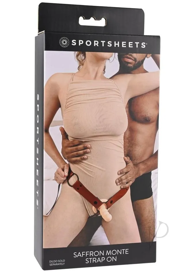 Saffron Monte StrapOn Harness RedBlack Saffron Female Sex Toys