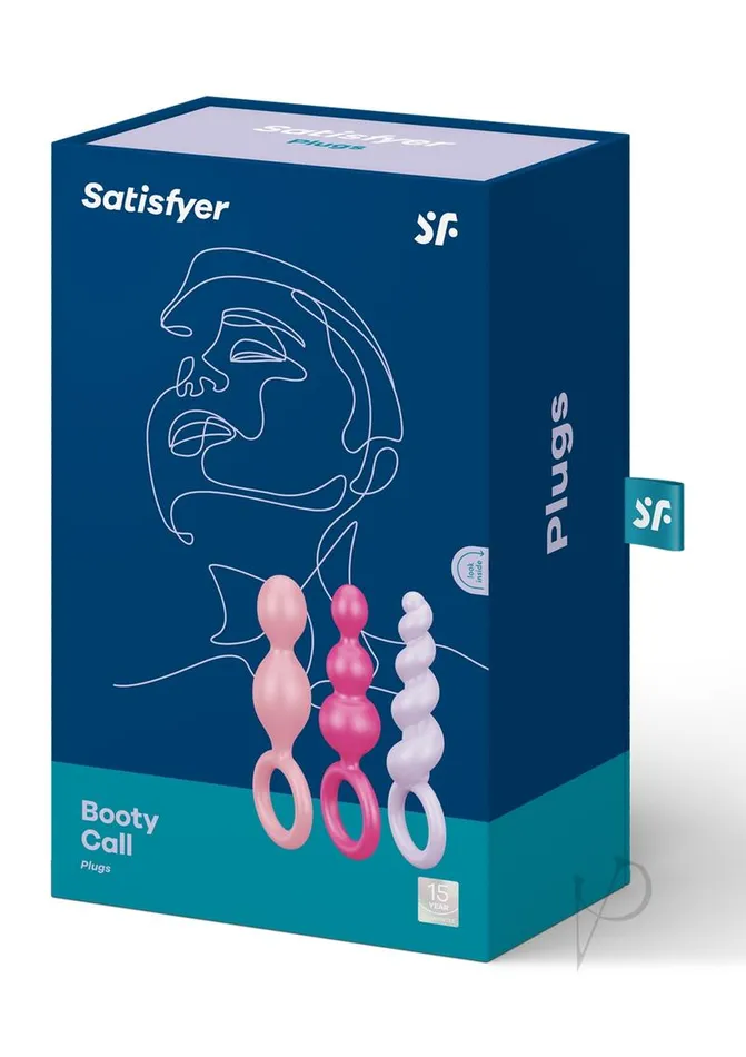 Satisfyer Anal Satisfyer Booty Call Silicone Textured Anal Plugs Assorted Colors 3 Each Per Set Satisfyer Anal Satisfyer Booty Call Silicone Textured Anal Plugs Assorted Colors 3 Each Per Set