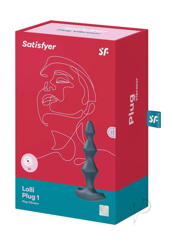 Satisfyer Anal Satisfyer LolliPlug 1 Silicone Beaded Anal Plug Dark Teal