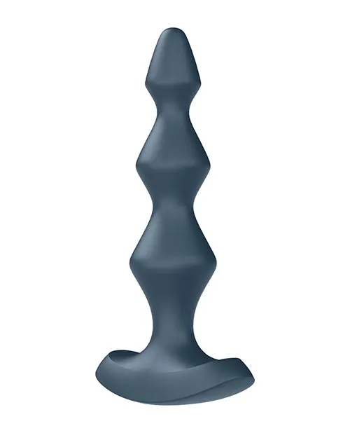Satisfyer Anal Satisfyer LolliPlug 1 Silicone Beaded Anal Plug Dark Teal