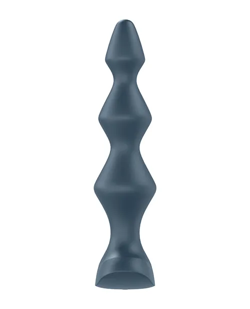 Satisfyer Anal Satisfyer LolliPlug 1 Silicone Beaded Anal Plug Dark Teal
