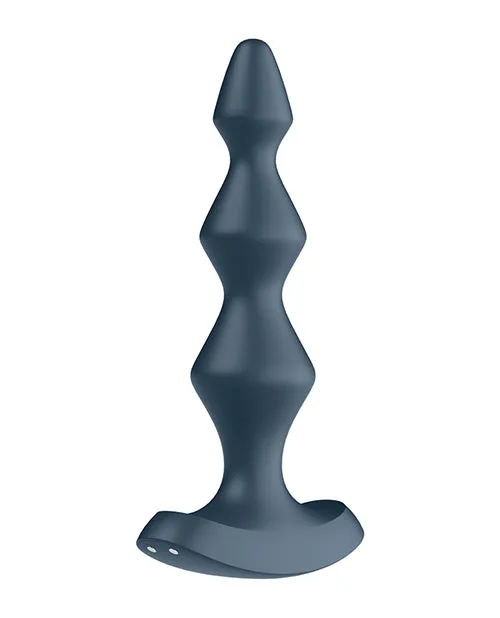 Satisfyer Anal Satisfyer LolliPlug 1 Silicone Beaded Anal Plug Dark Teal