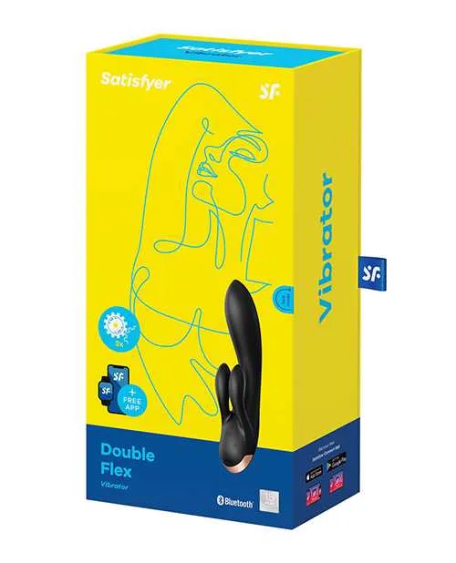 Satisfyer Double Flex Black Satisfyer Vibrators Satisfyer Double Flex Black Satisfyer Vibrators