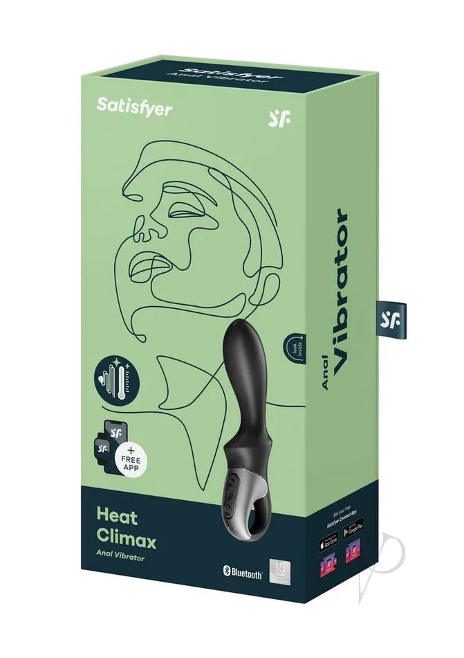 Satisfyer Heat Climax Warming Anal Probe Black Satisfyer Anal