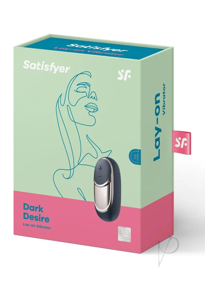 Satisfyer Vibrators Satisfyer LayOns Dark Desire Silicone Magnetic USB Rechargeable Vibrator Black Satisfyer Vibrators Satisfyer LayOns Dark Desire Silicone Magnetic USB Rechargeable Vibrator Black