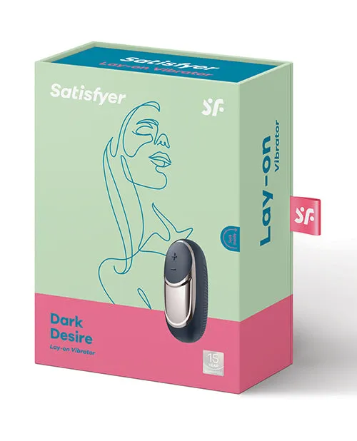 Satisfyer Vibrators Satisfyer LayOns Dark Desire Silicone Magnetic USB Rechargeable Vibrator Black Satisfyer Vibrators Satisfyer LayOns Dark Desire Silicone Magnetic USB Rechargeable Vibrator Black