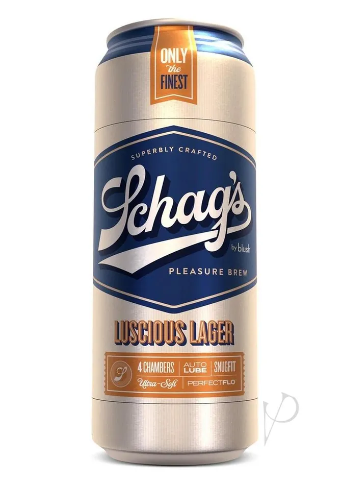 Schags Male Sex Toys Schags Luscious Lager Beer Can Stroker Frosted