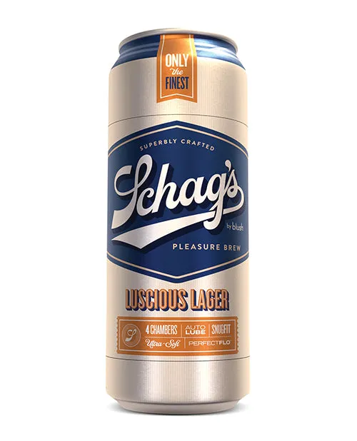 Schags Male Sex Toys Schags Luscious Lager Beer Can Stroker Frosted