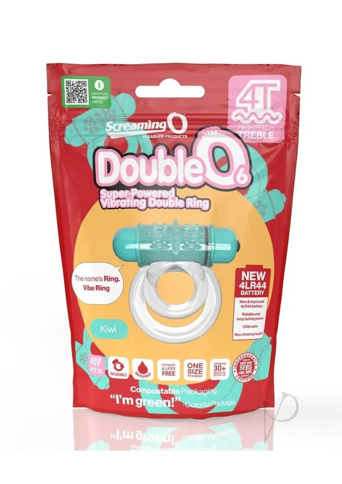 Screaming O Couples Screaming O 4T DoubleO 6 Couples Ring Kiwi