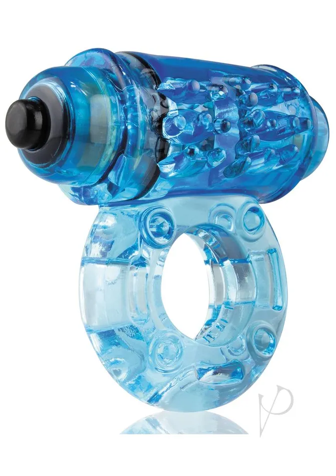 SCREAMING O O Wow Vibrating Ring Blue Male Sex Toys SCREAMING O O Wow Vibrating Ring Blue Male Sex Toys