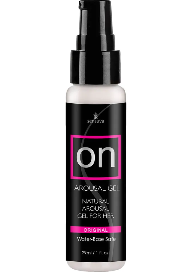 Sensuva On Arousal Gel Water Based Original Natural Gel For Her 1oz On For Her Enhancers