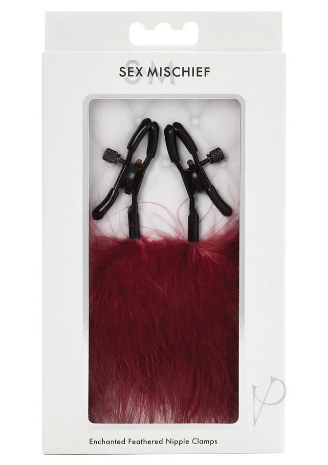 Sex and Mischief Enchanted Feather Nipple Clamps RedBlack Sex And Mischief Anal Sex and Mischief Enchanted Feather Nipple Clamps RedBlack Sex And Mischief Anal