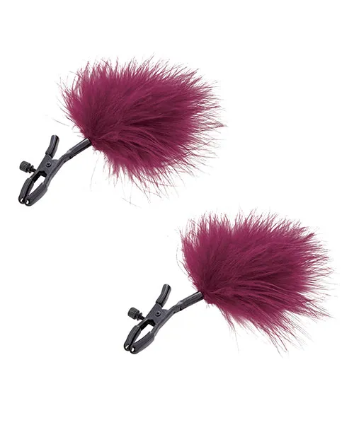 Sex and Mischief Enchanted Feather Nipple Clamps RedBlack Sex And Mischief Anal Sex and Mischief Enchanted Feather Nipple Clamps RedBlack Sex And Mischief Anal