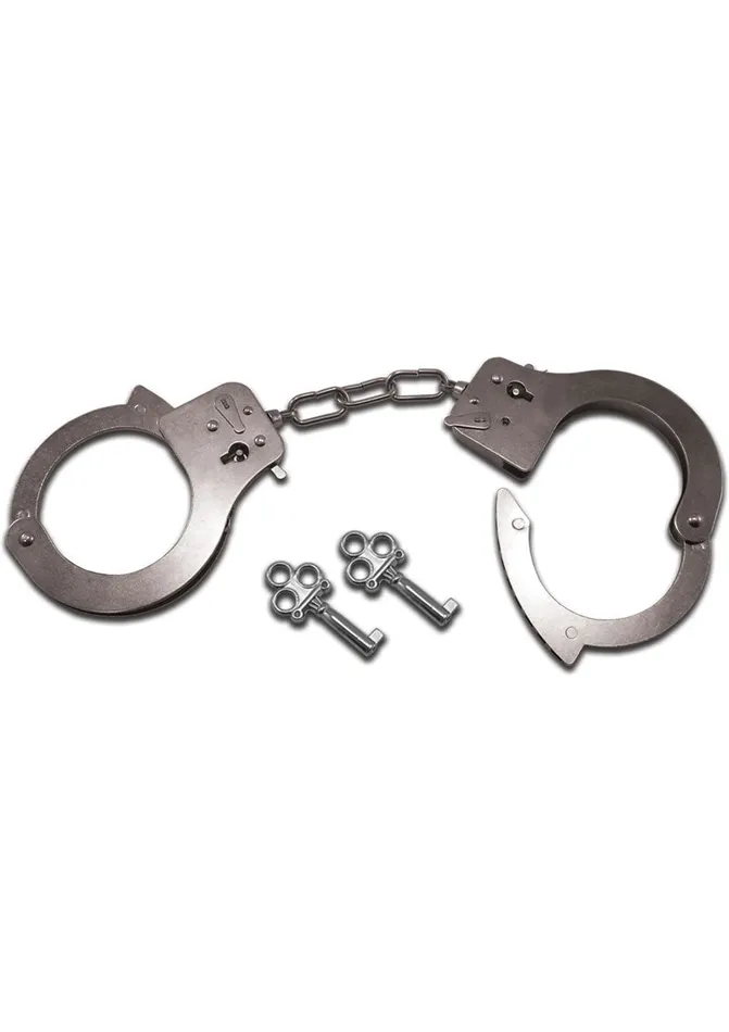 Sex And Mischief Sex and Mischief Metal Handcuffs Silver Couples Sex And Mischief Sex and Mischief Metal Handcuffs Silver Couples