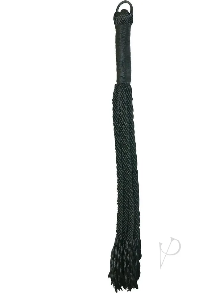 Sex and Mischief Shadow Rope Flogger Black Sex And Mischief Anal