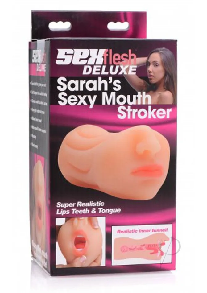Sexflesh Male Sex Toys Sexflesh Sarahs Sexy Mouth Stroker