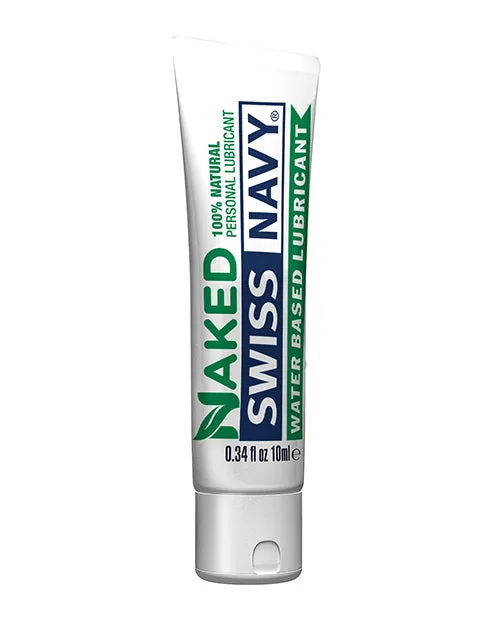 Sexual Health Wellbeing Swiss Navy Swiss Navy Naked All Natural Water Based Lubricant 10ml Sexual Health Wellbeing Swiss Navy Swiss Navy Naked All Natural Water Based Lubricant 10ml