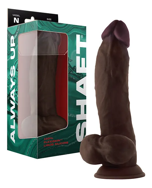 Shaft Shaft Model N Flexskin Liquid Silicone 95 Side Curve Dong wBalls Mahogany Dildos Shaft Shaft Model N Flexskin Liquid Silicone 95 Side Curve Dong wBalls Mahogany Dildos