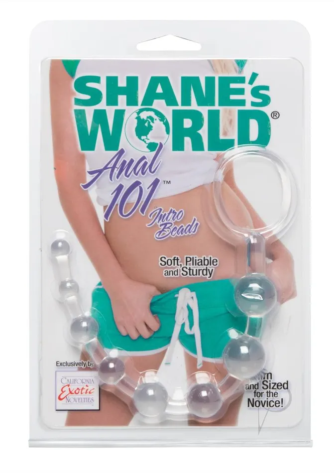 Shanes World Anal 101 Intro Anal Beads Clear Shanes World Anal