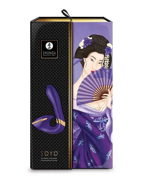 Shunga Soyo Intimate Massager Purple Shunga Vibrators Shunga Soyo Intimate Massager Purple Shunga Vibrators