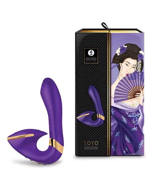 Shunga Soyo Intimate Massager Purple Shunga Vibrators Shunga Soyo Intimate Massager Purple Shunga Vibrators