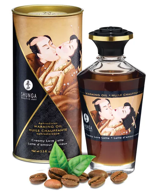 Shunga Vibrators Shunga Warming Oil 35 oz Creamy Love Latte Shunga Vibrators Shunga Warming Oil 35 oz Creamy Love Latte