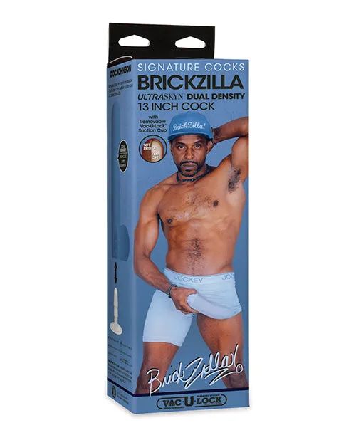 Signature Cocks Ultraskyn Brickzilla Dildo with Removable Suction Cup 13in Chocolate Signature Cocks Female Sex Toys Signature Cocks Ultraskyn Brickzilla Dildo with Removable Suction Cup 13in Chocolate Signature Cocks Female Sex Toys