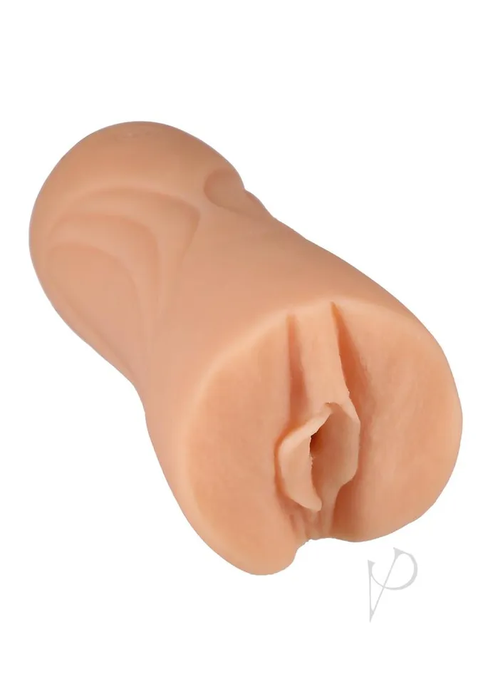 Signature Strokers Tan Lea Ultraskyn Pocket Masturbator Pussy Vanilla Signature Strokers Male Sex Toys
