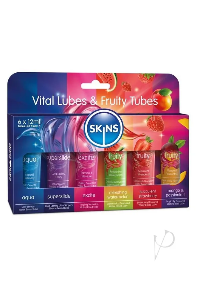 Skins Sampler Tubes 12ml 6 per Pack VitalFruity Skins Enhancers