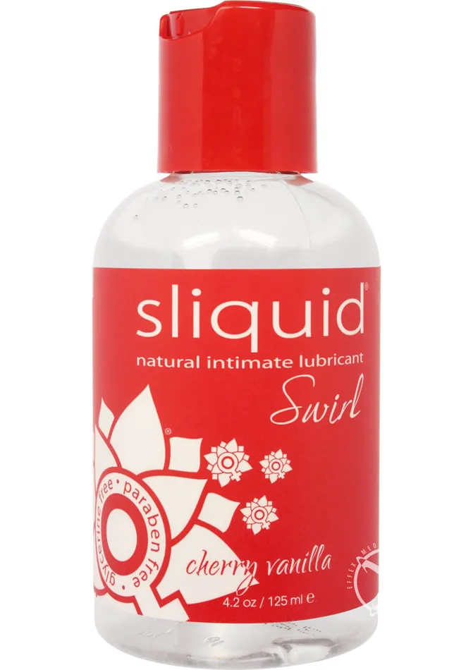 Sliquid Lubricants Sliquid Naturals Swirl Water Based Flavored Lubricant Cherry Vanilla 42oz Sliquid Lubricants Sliquid Naturals Swirl Water Based Flavored Lubricant Cherry Vanilla 42oz
