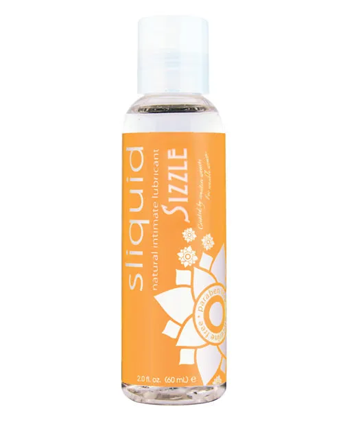 Sliquid Sliquid Natural Sizzle Stimulating Lubricant 2oz Sexual Health Wellbeing