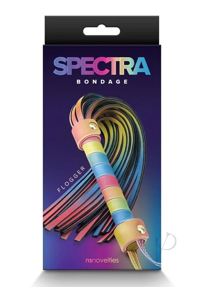 Spectra Bondage Couples Spectra Bondage Flogger Rainbow