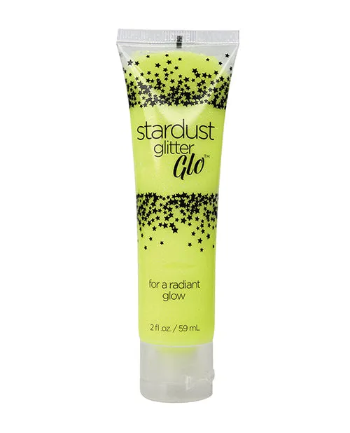 Stardust Dildos Glitter Glo Neon Yellow