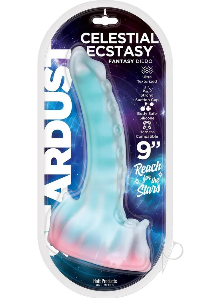 Stardust Female Sex Toys Stardust Celestial Ecstasy Silicone Dildo with Suction Cup 9in Multicolor Stardust Female Sex Toys Stardust Celestial Ecstasy Silicone Dildo with Suction Cup 9in Multicolor