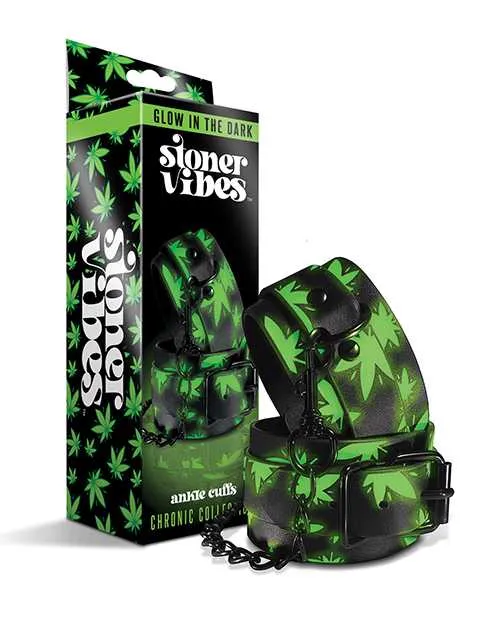 Stoner Vibes Female Sex Toys Stoner Vibes Glow in the Dark Ankle Cuffs