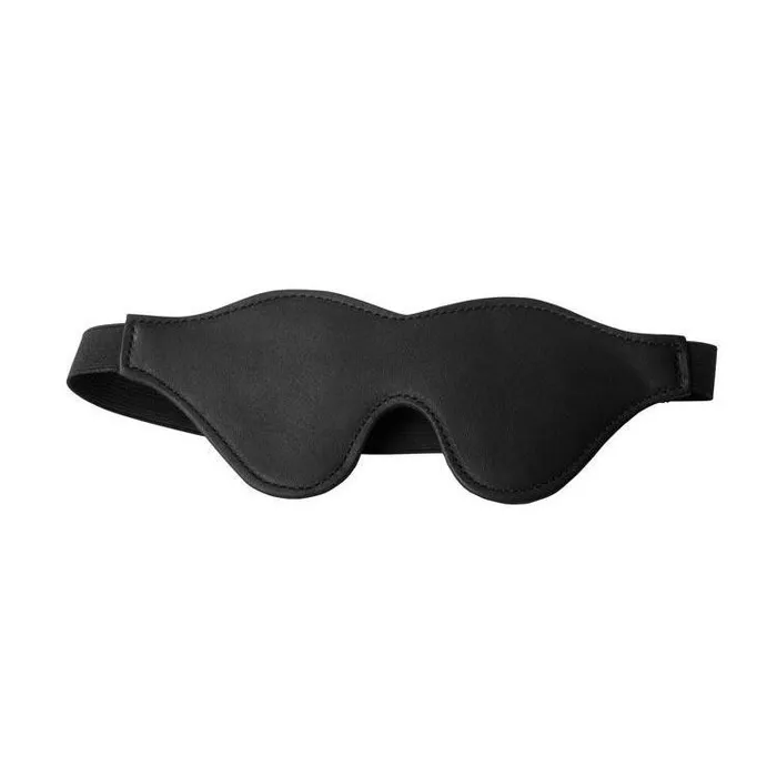 Strict Anal Black Fleece Lined Blindfold