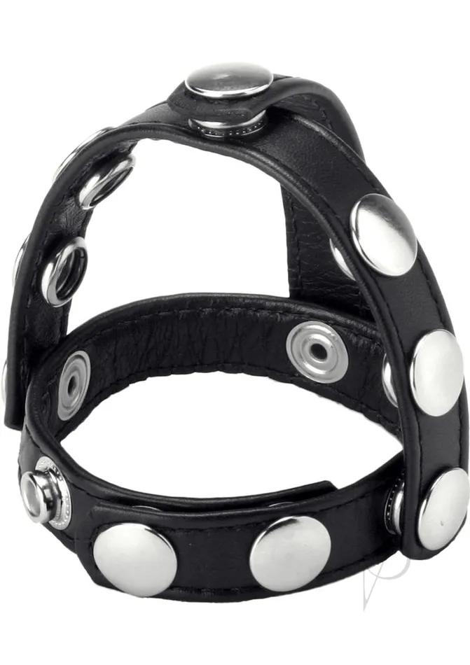 Strict Dildos Strict SnapOn Cock and Ball Harness Black