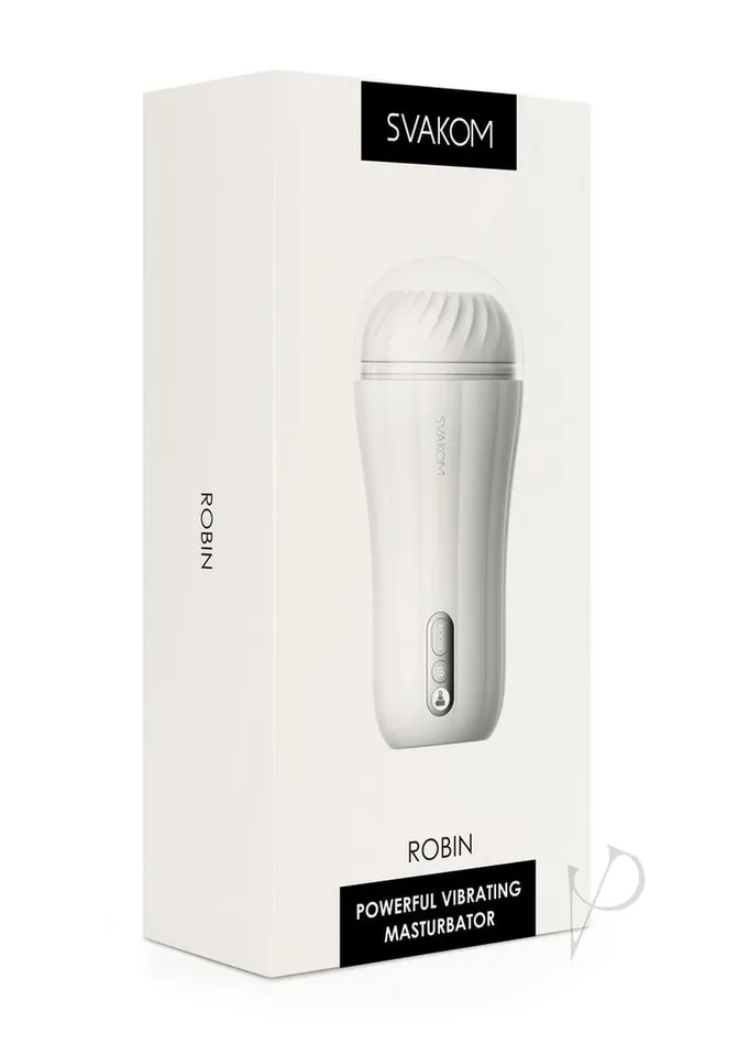 Svakom Robin Masturbator White Svakom Male Sex Toys