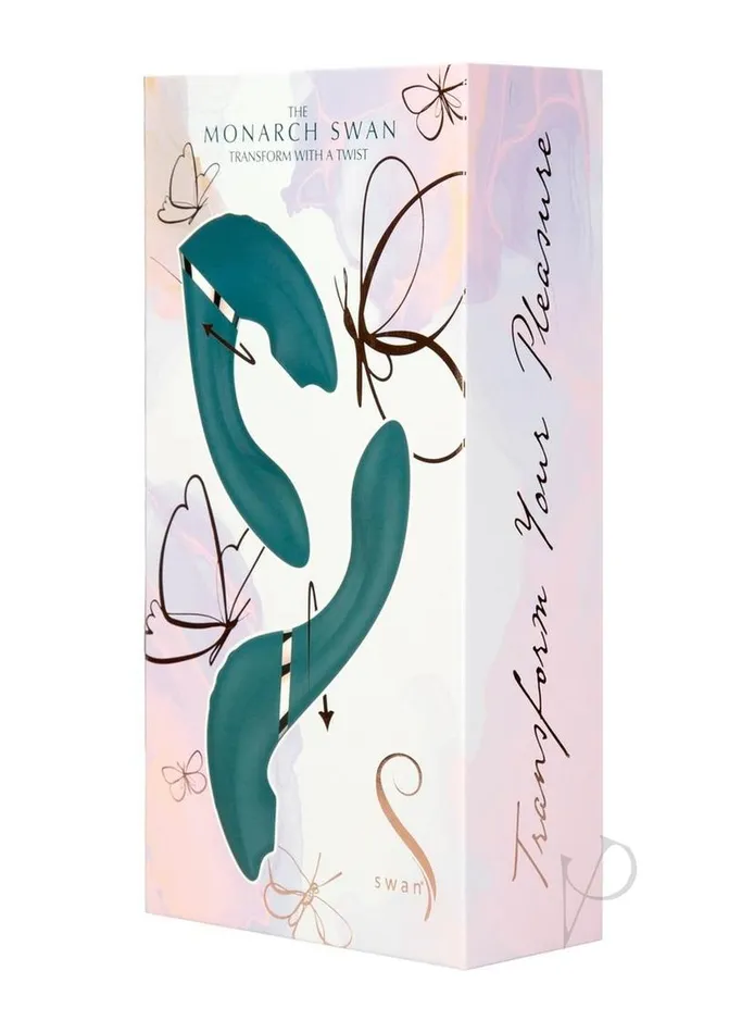 Swan Female Sex Toys Swan The Monarch Swan Rechargeable Silicone Transform Vibrator Teal Swan Female Sex Toys Swan The Monarch Swan Rechargeable Silicone Transform Vibrator Teal