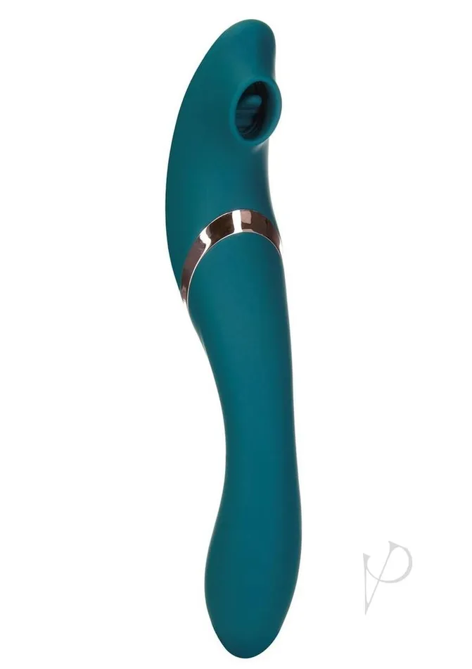 Swan Female Sex Toys Swan The Monarch Swan Rechargeable Silicone Transform Vibrator Teal